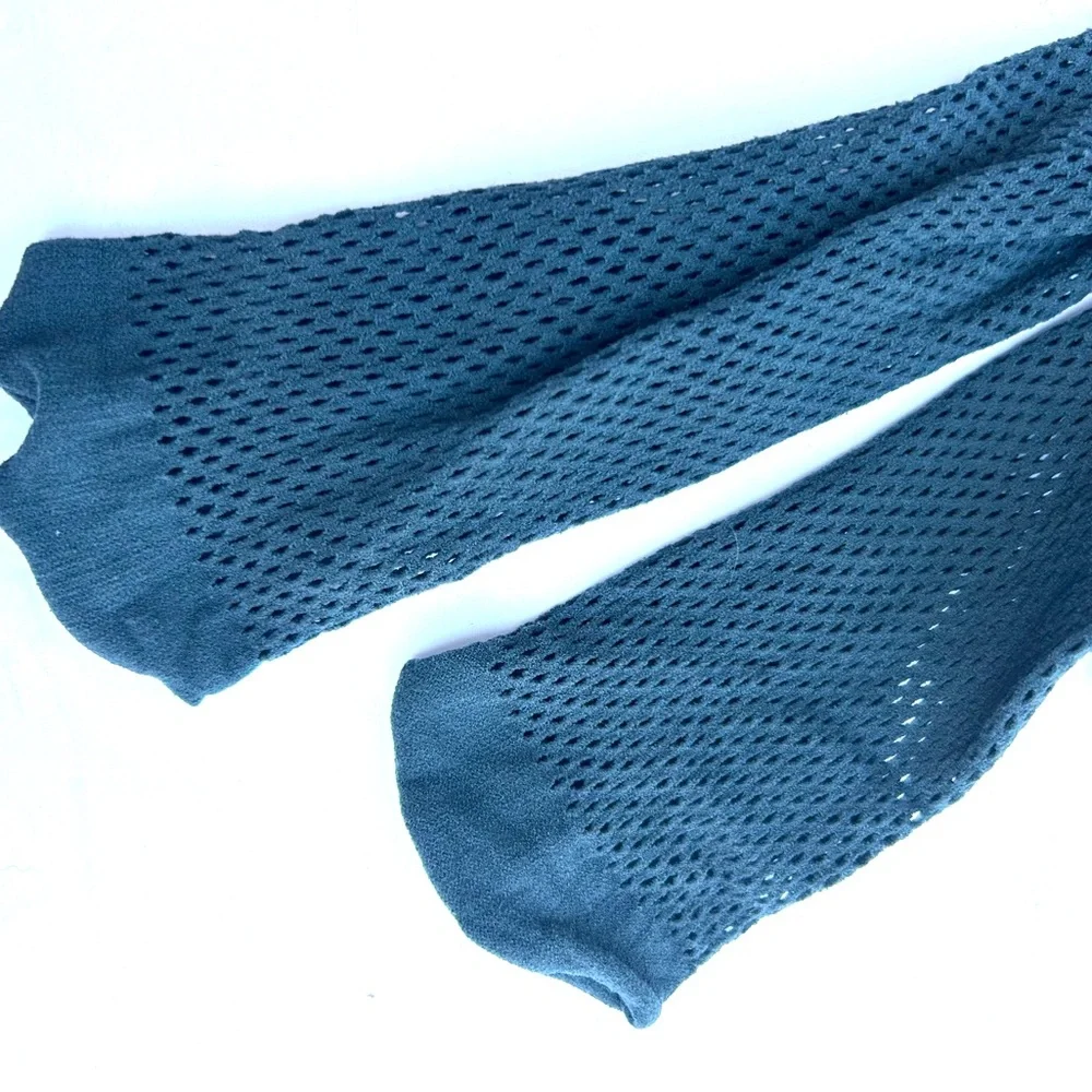 Grey Fishnet Tights OS